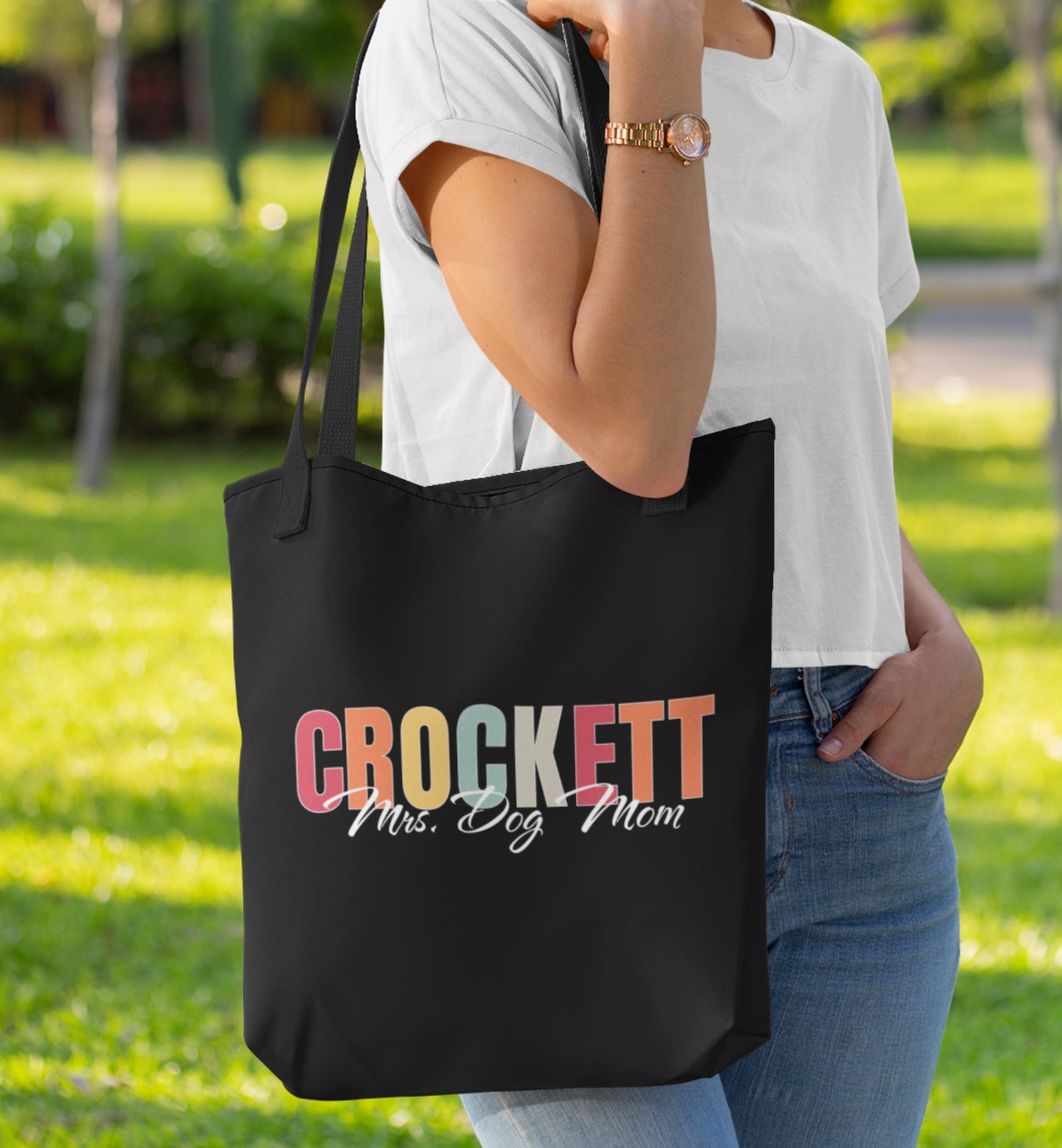 Personalized Name Tote Bag