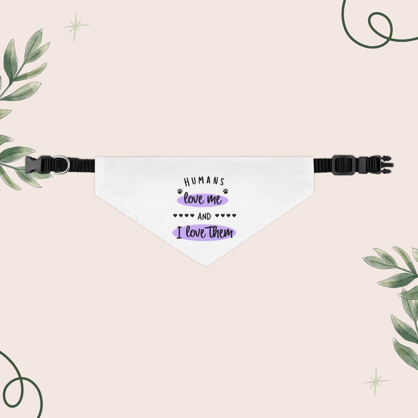 Human Love Bandana Collar