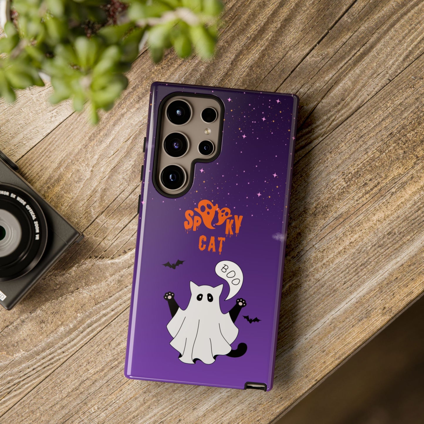 Spooky Cat Phone Cases