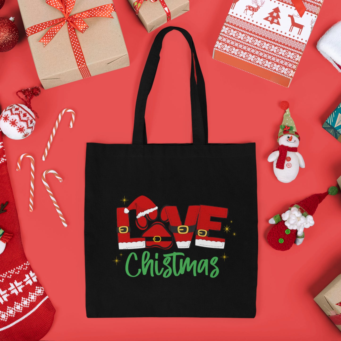 Love Christmas Tote Bag