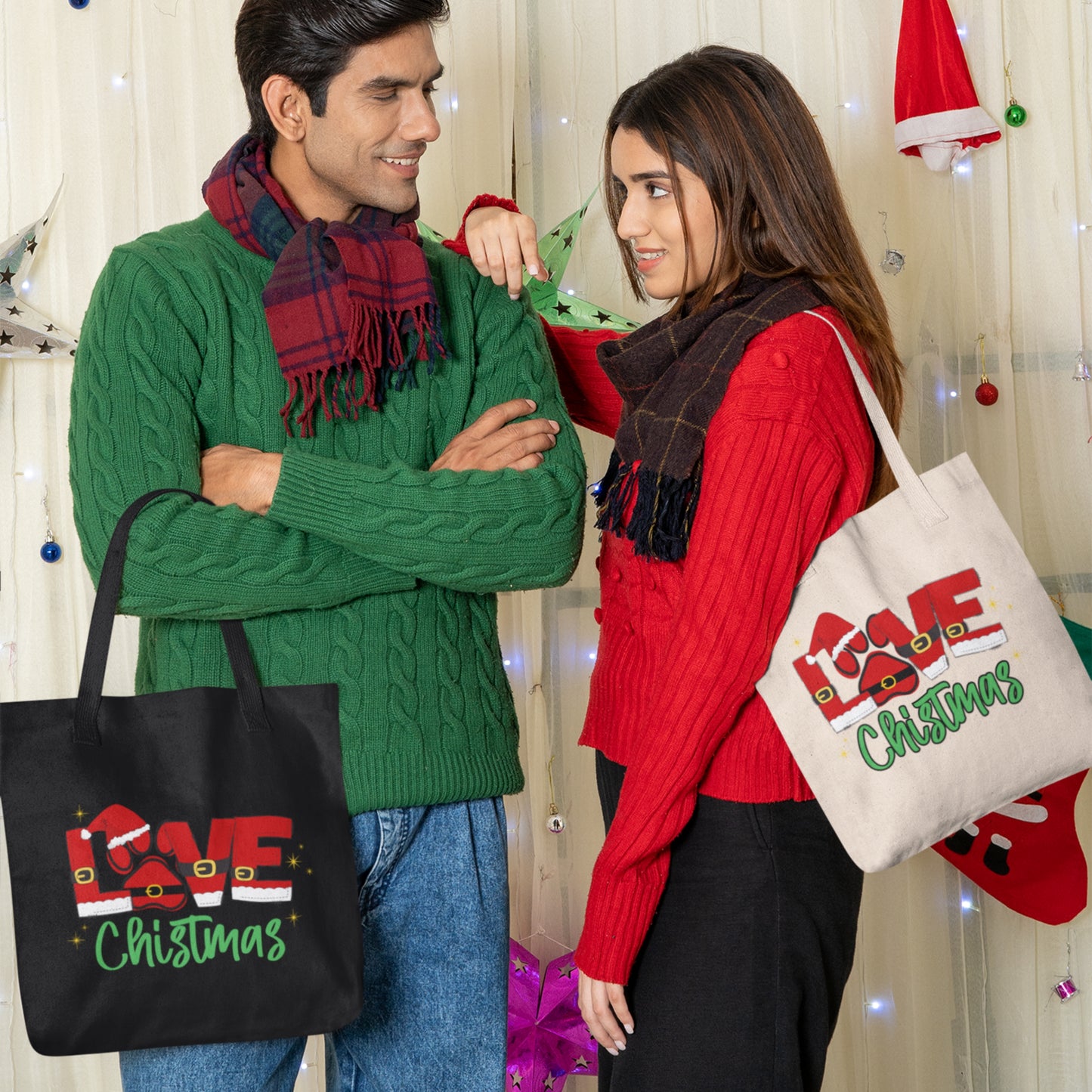 Love Christmas Tote Bag