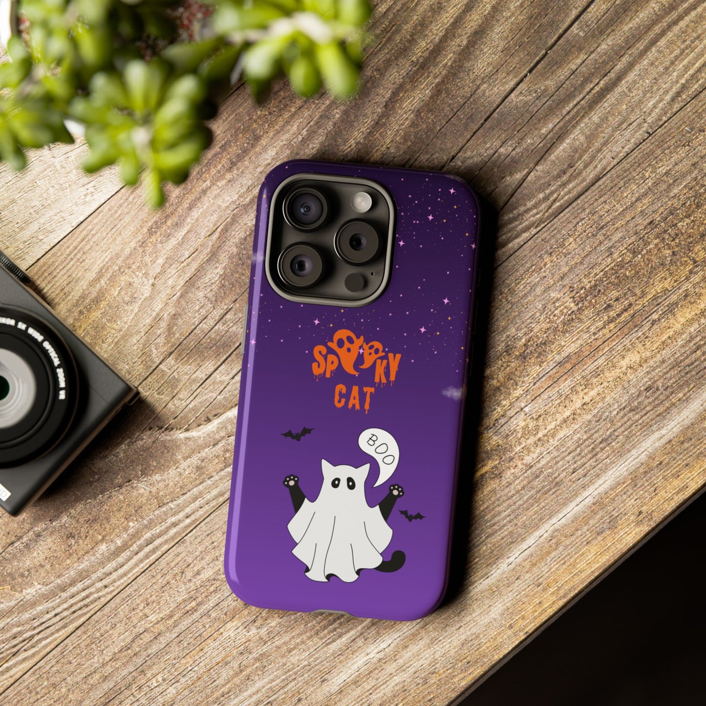 Spooky Cat Phone Cases