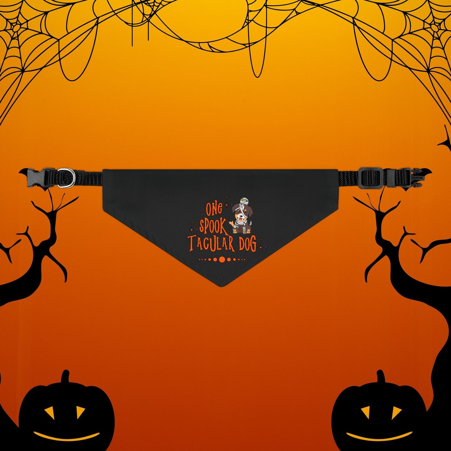 Spooktacular Dog Bandana Collar