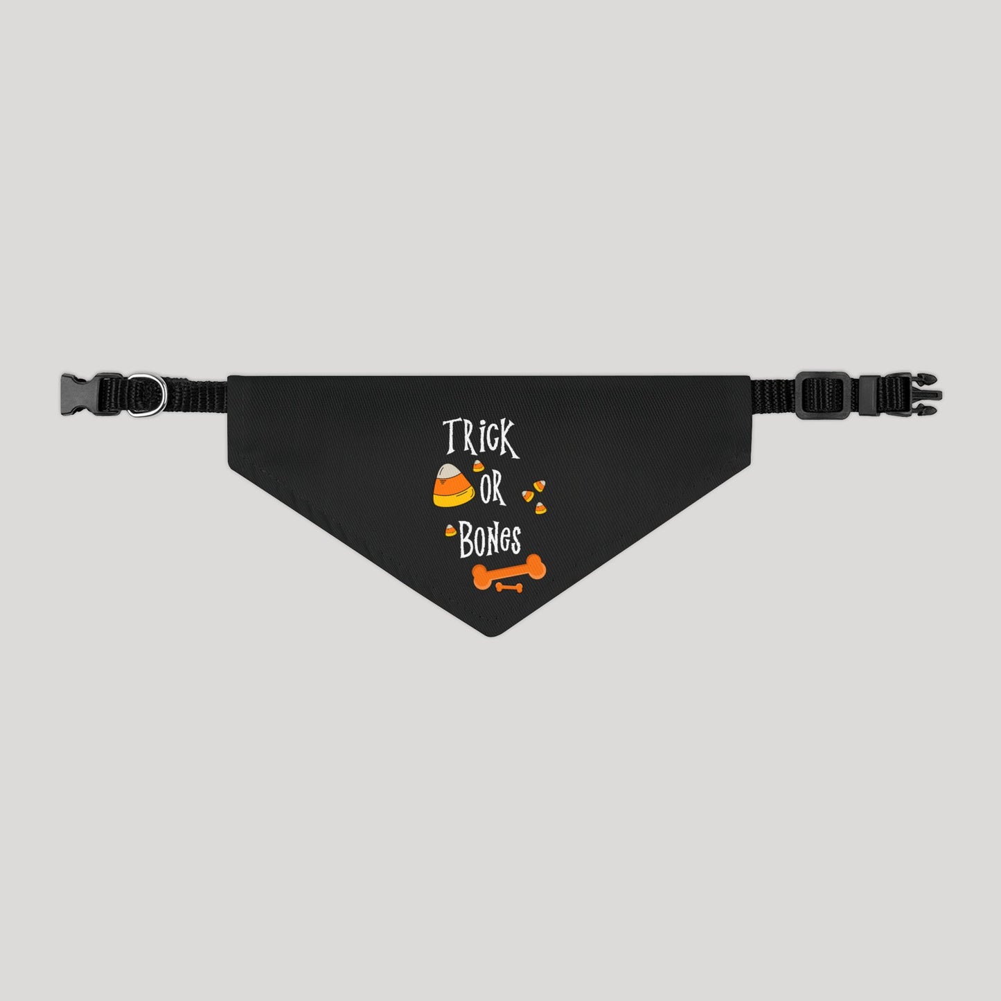 Halloween Bones Pet Bandana Collar