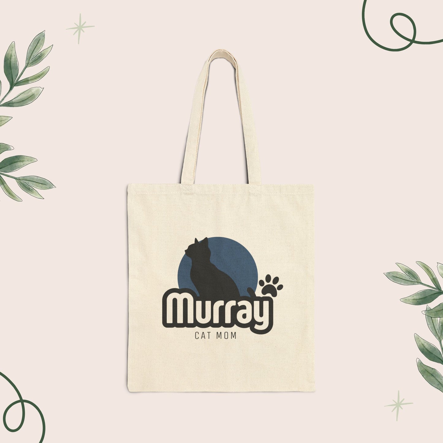 Personalized Name Tote Bag