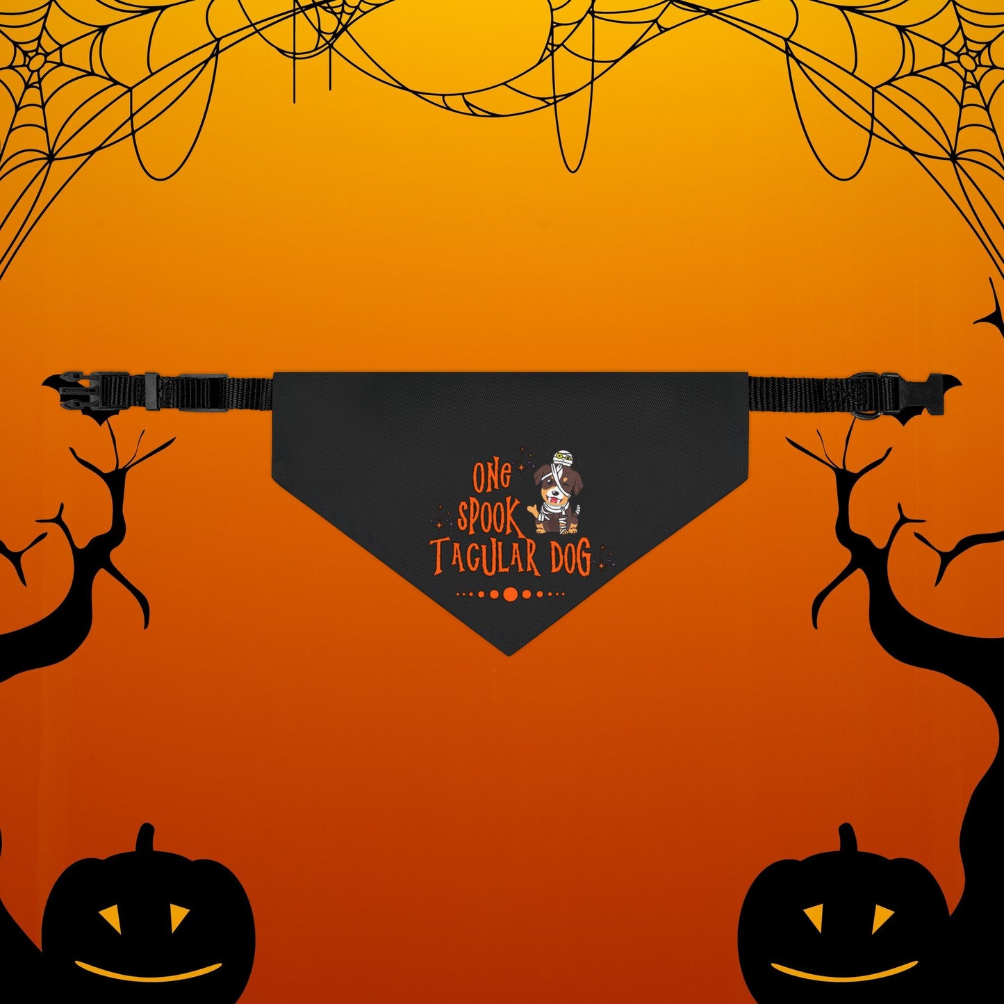 Spooktacular Dog Bandana Collar