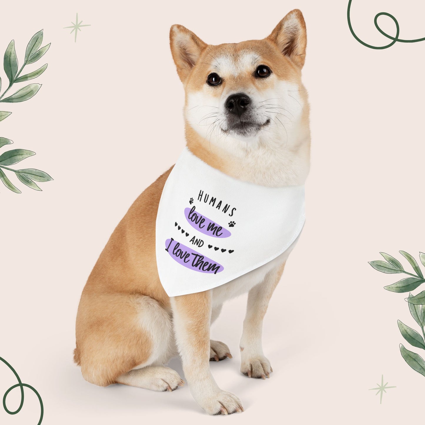 Human Love Bandana Collar