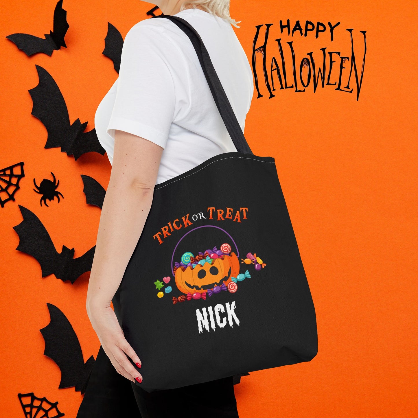 Trick or Treat Tote Bag