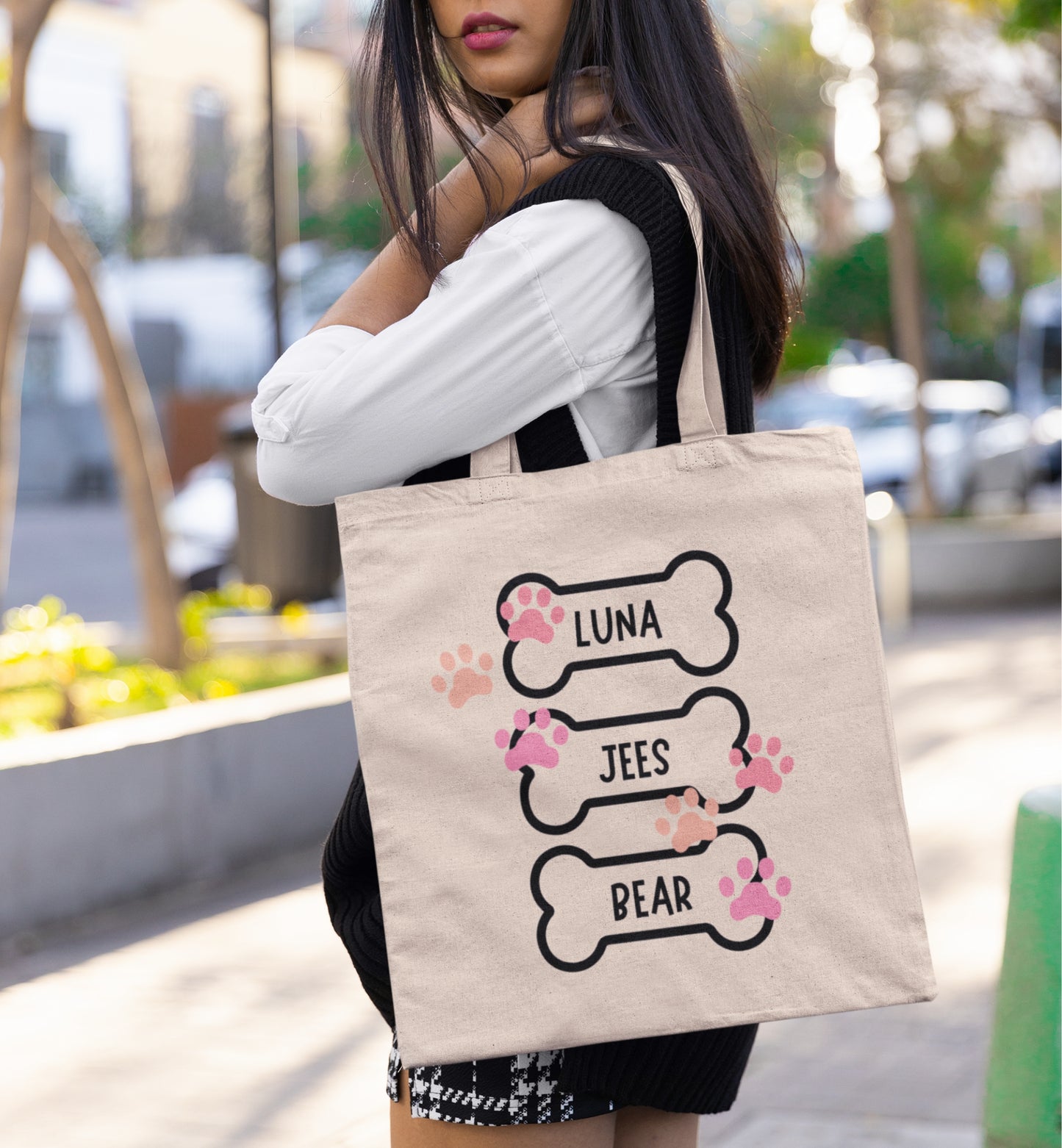 Personalized Name Tote Bag