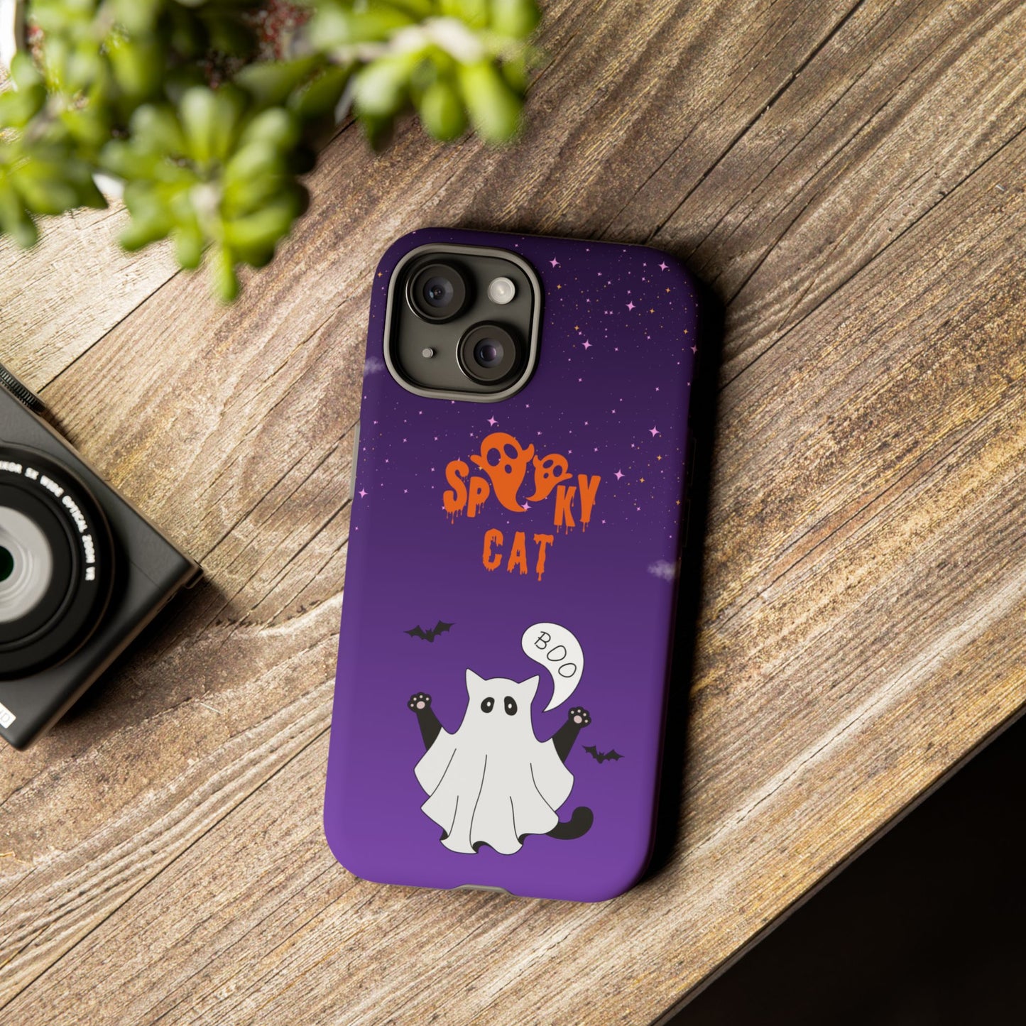 Spooky Cat Phone Cases