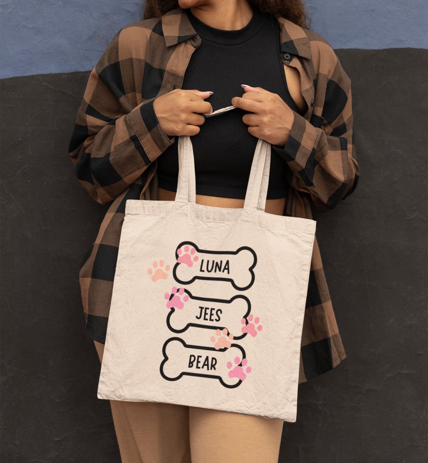 Personalized Name Tote Bag