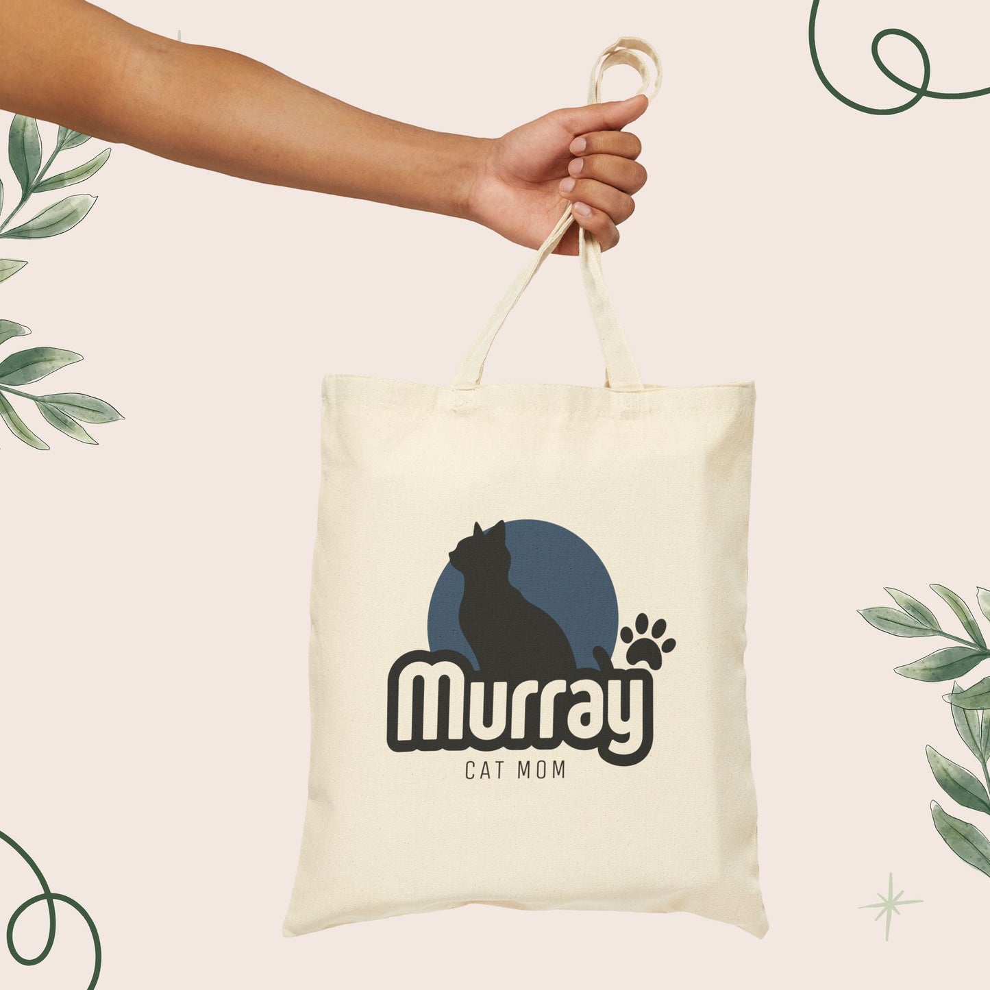 Personalized Name Tote Bag