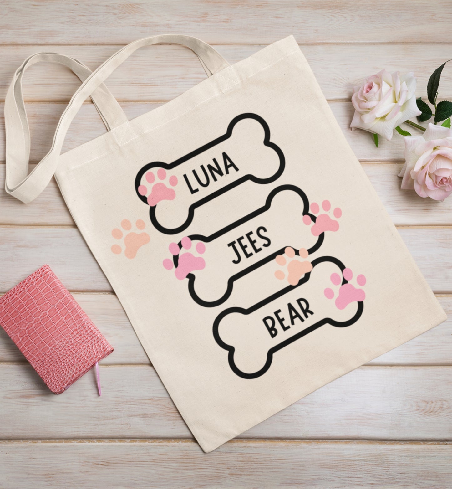 Personalized Name Tote Bag