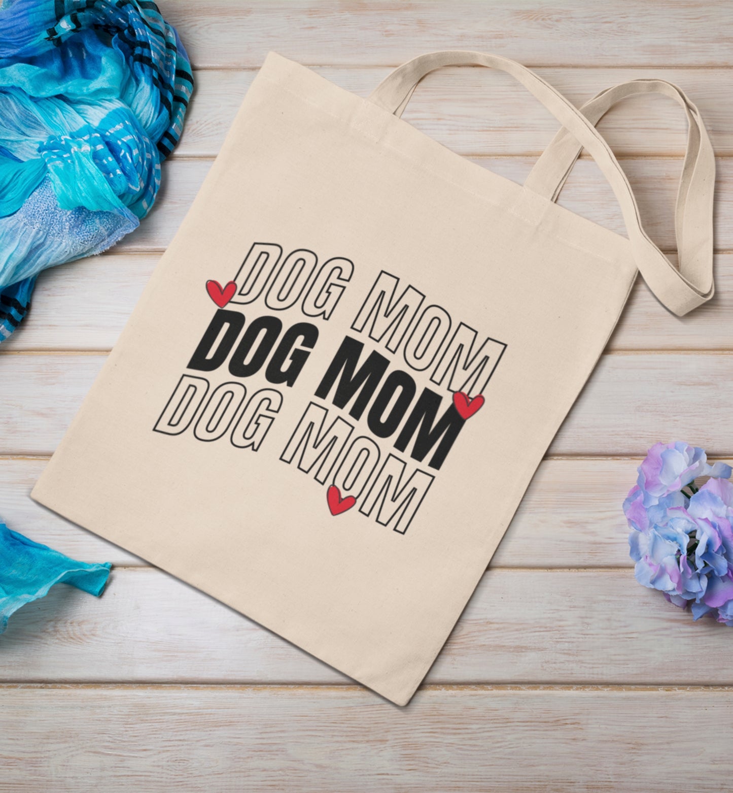 Dog Mom Tote Bag