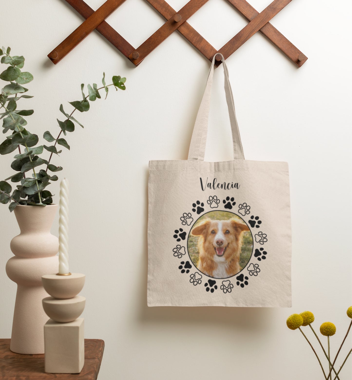 Personalized Name+Photo Tote Bag