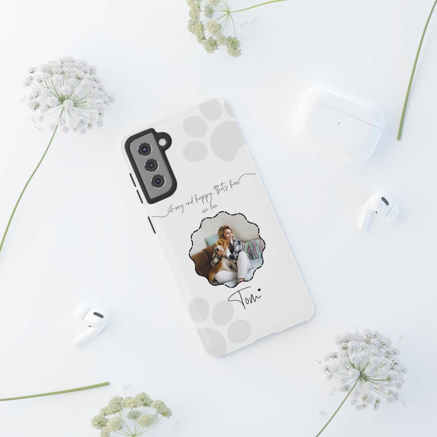 Personalized Name+Photo Phone Case