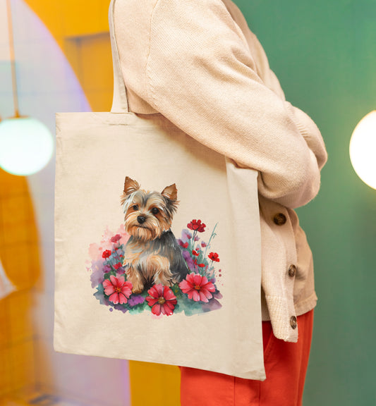 Paws and Flowers Tote Bag