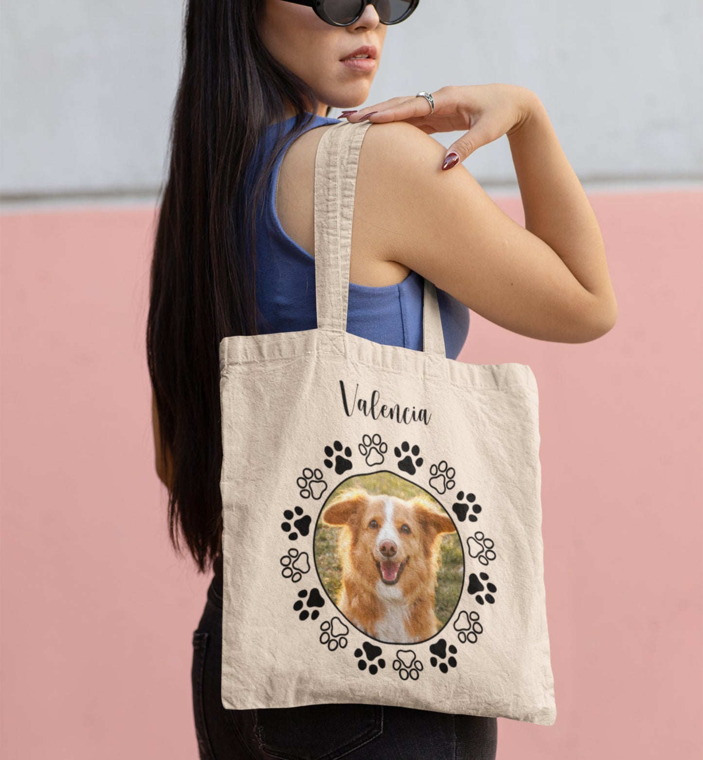 Personalized Name+Photo Tote Bag