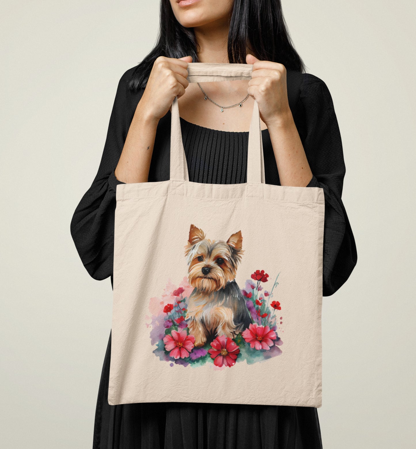 Paws and Flowers Tote Bag
