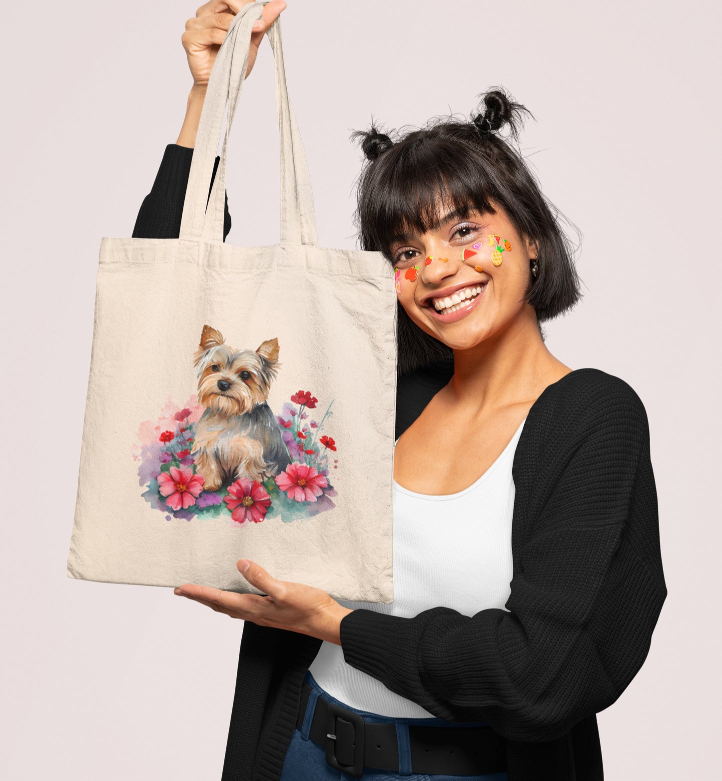 Paws and Flowers Tote Bag