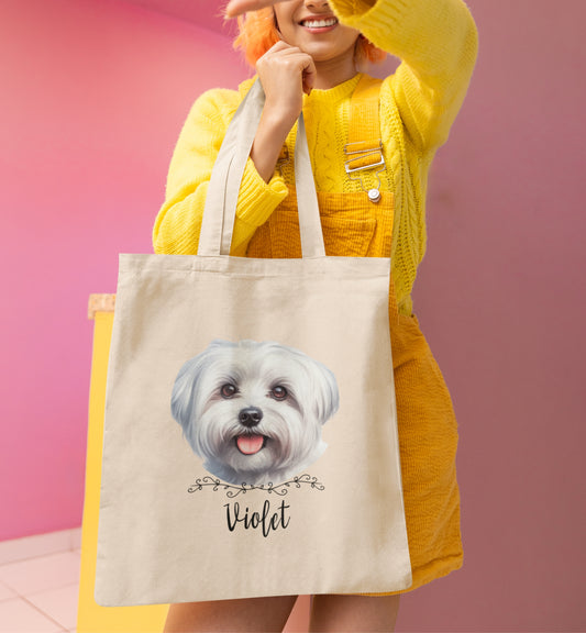 Personalized Name+Photo Tote Bag
