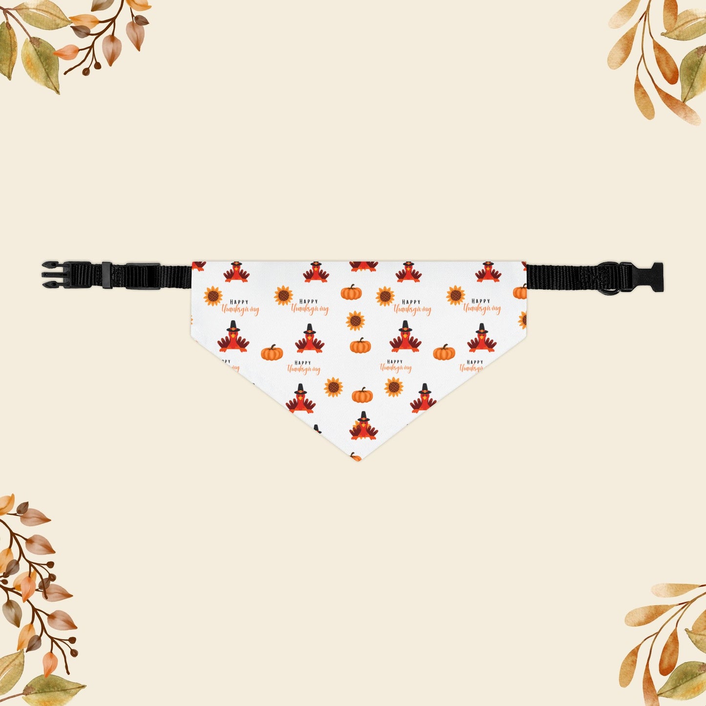 Thanksgiving Pet Bandana Collar