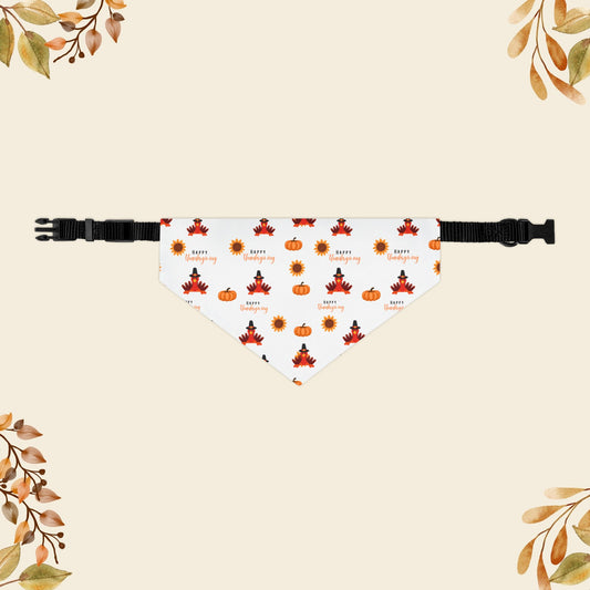 Thanksgiving Pet Bandana Collar