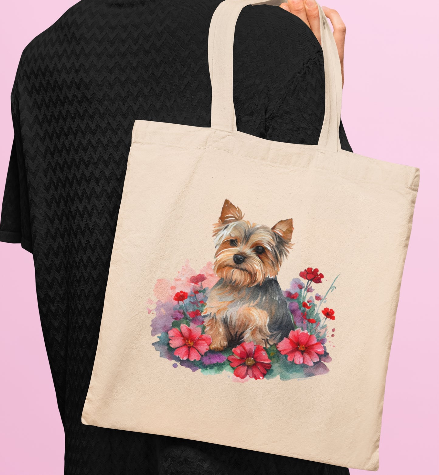 Paws and Flowers Tote Bag