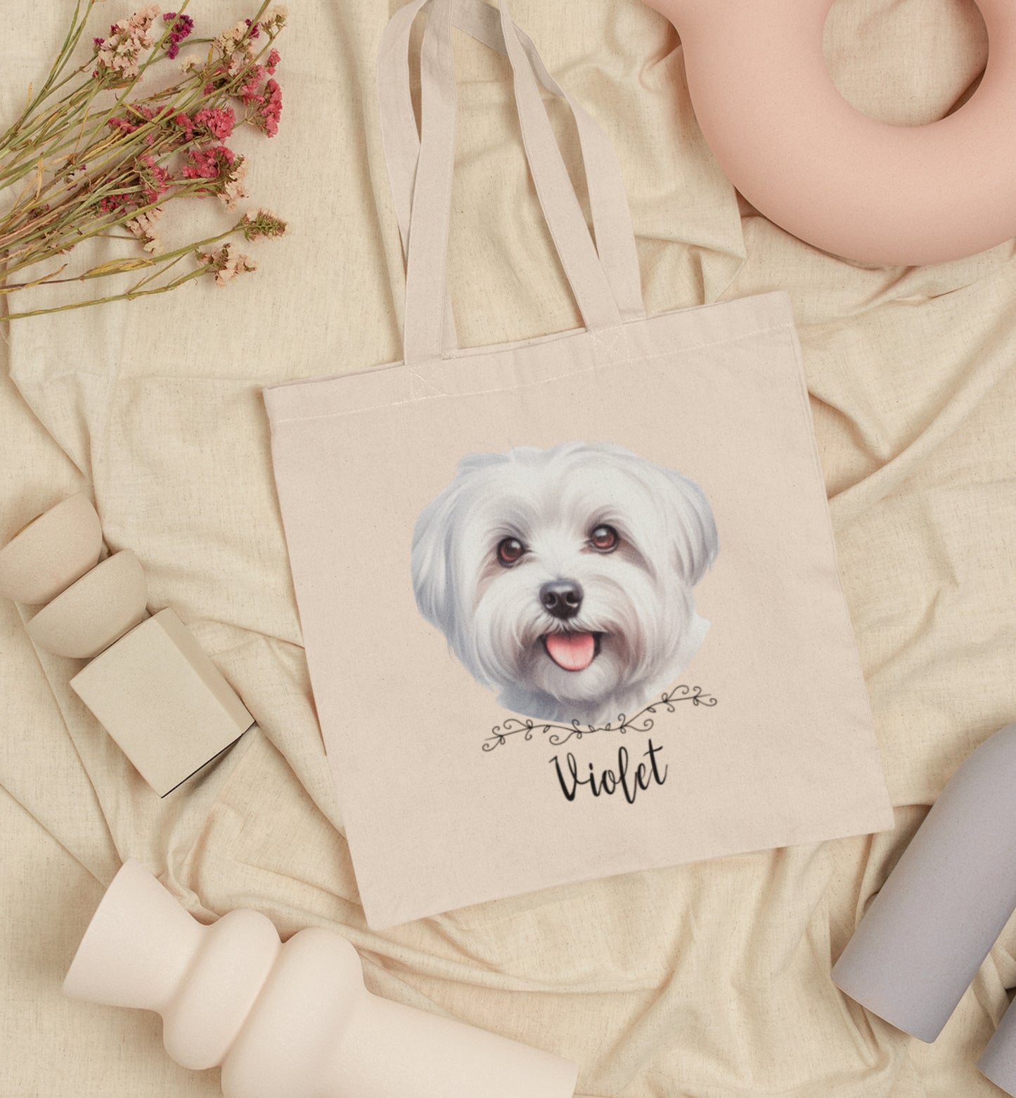 Personalized Name+Photo Tote Bag