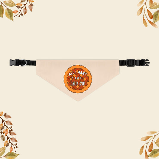 Love And Pie Bandana Collar