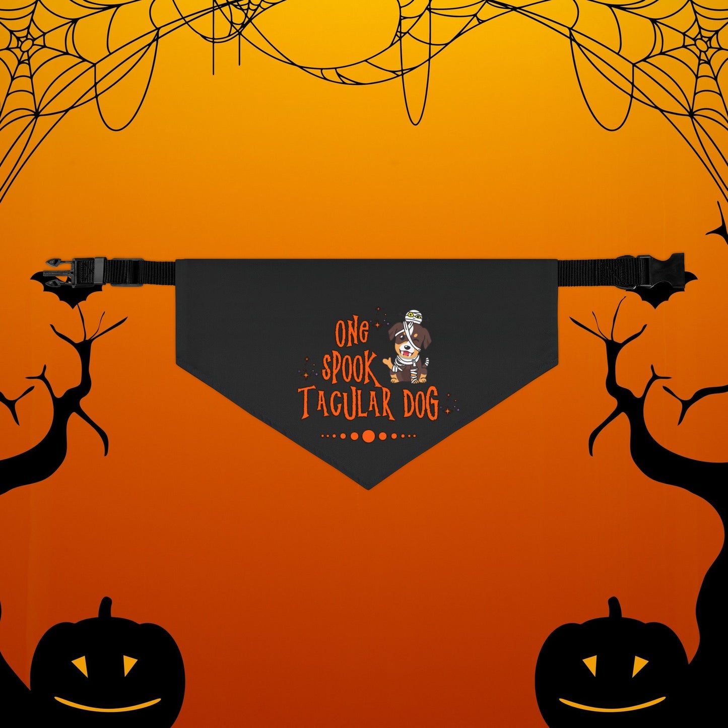 Spooktacular Dog Bandana Collar