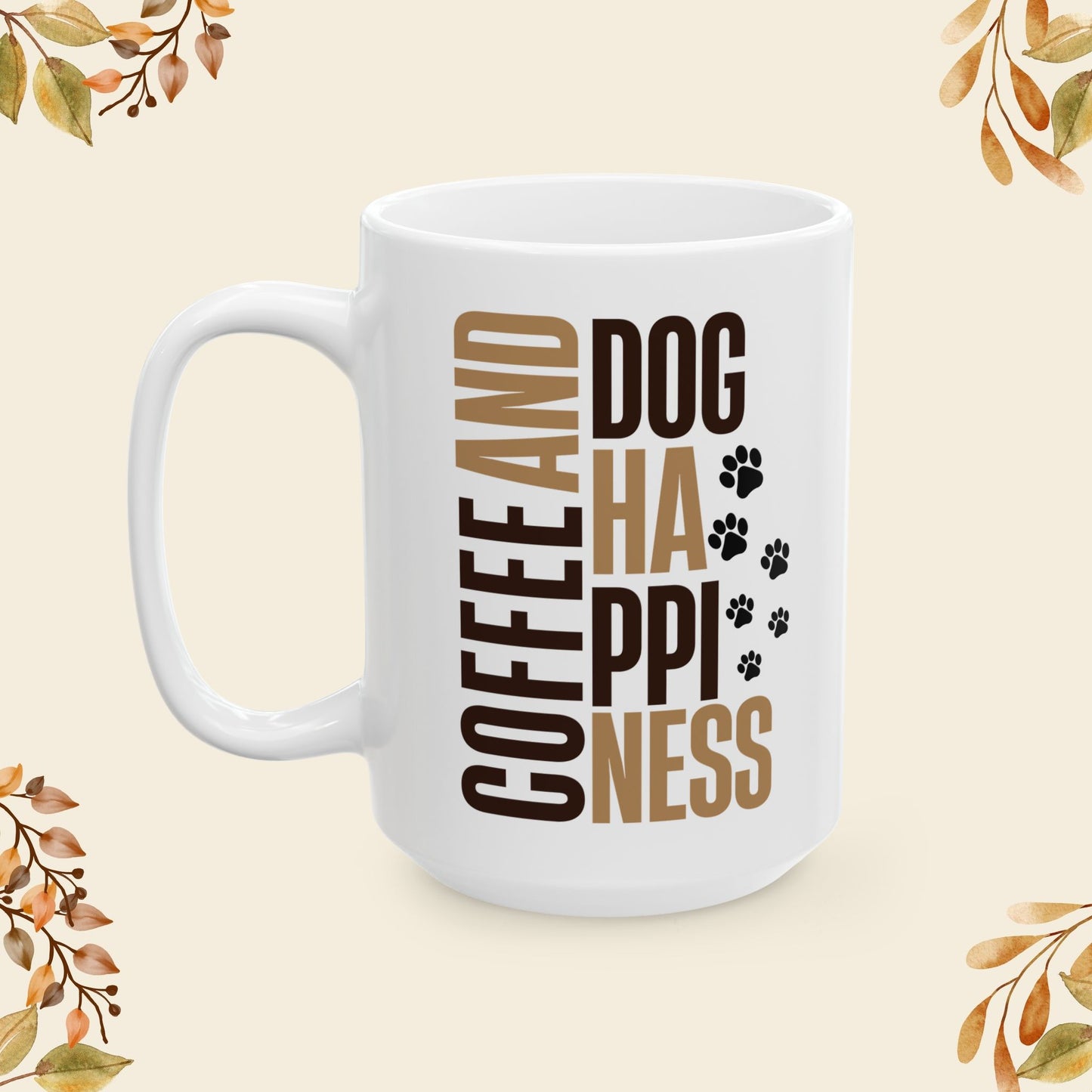 Coffee And Dog Happiness