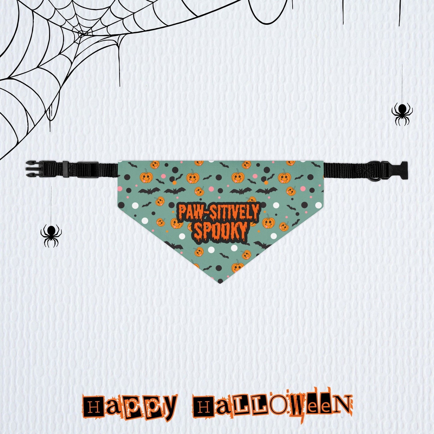 Pawsitively Spooky Bandana Collar