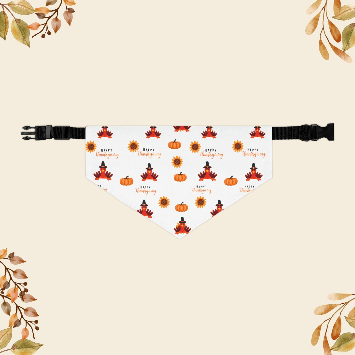 Thanksgiving Pet Bandana Collar
