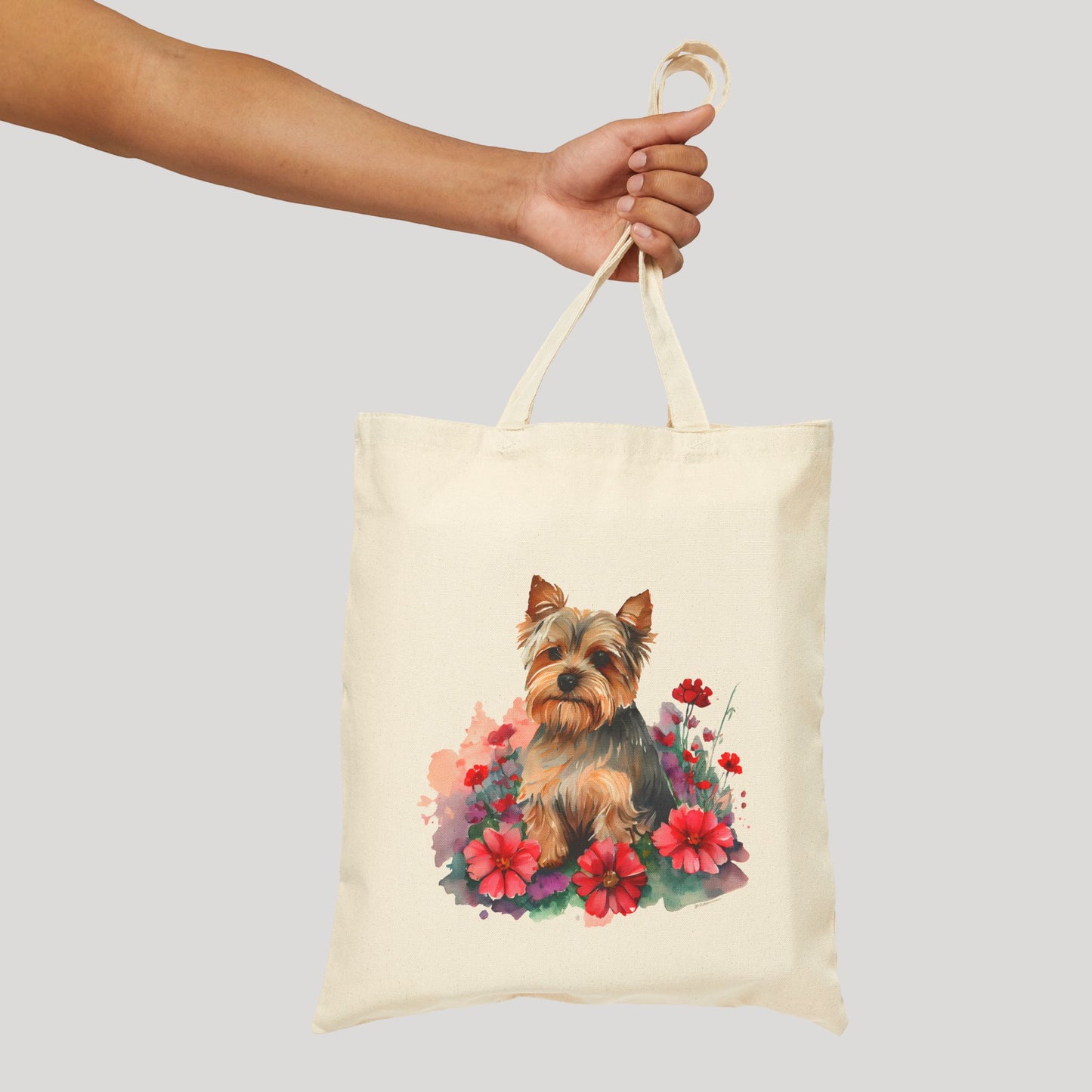 Paws and Flowers Tote Bag