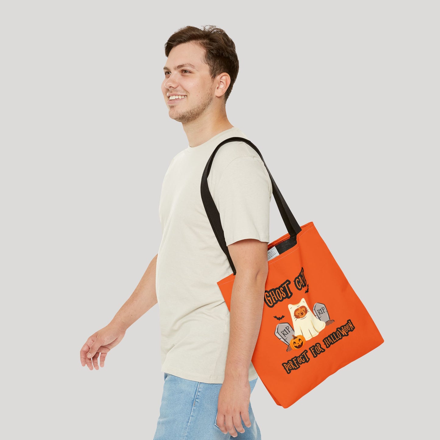 Ghost Cat Tote Bag