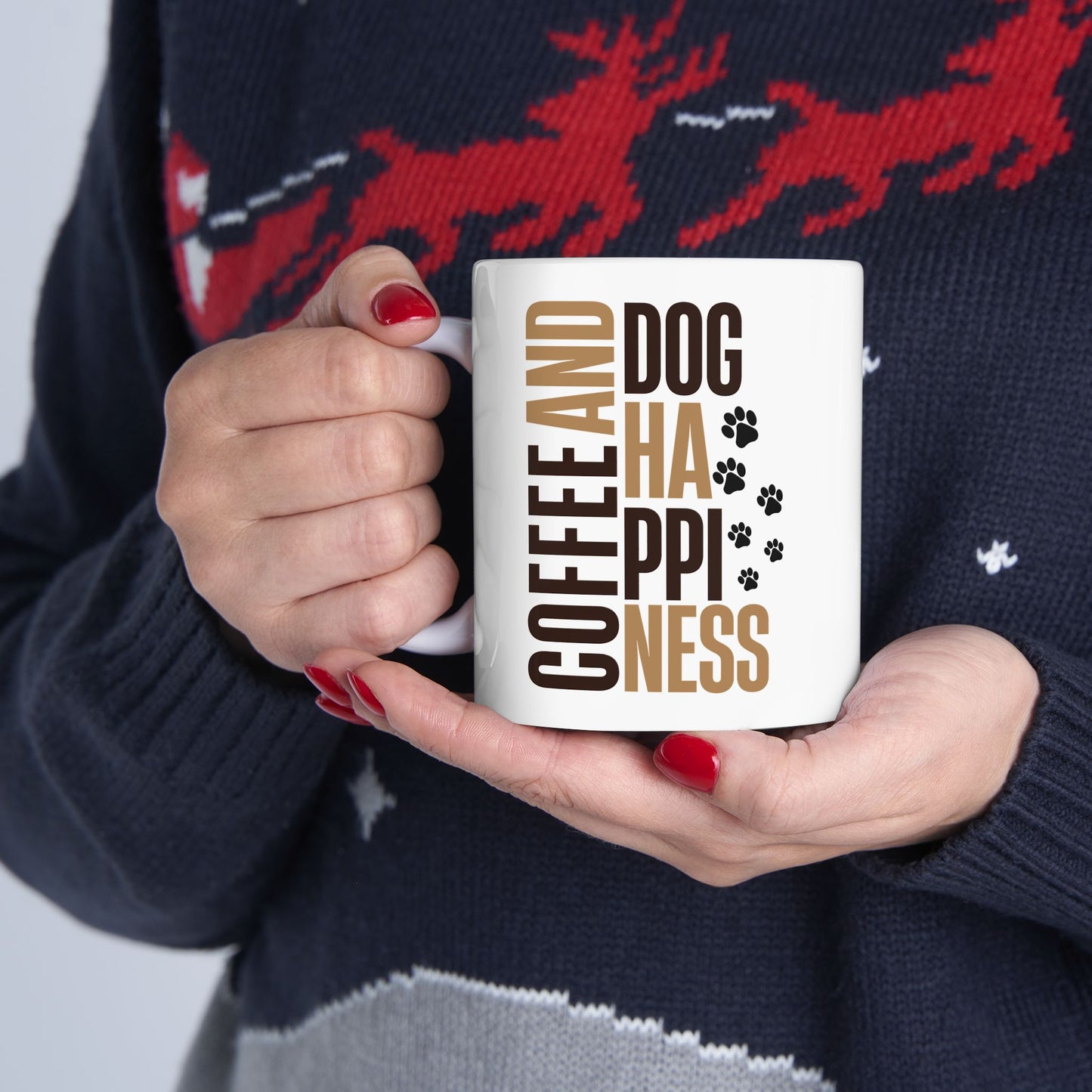 Coffee And Dog Happiness