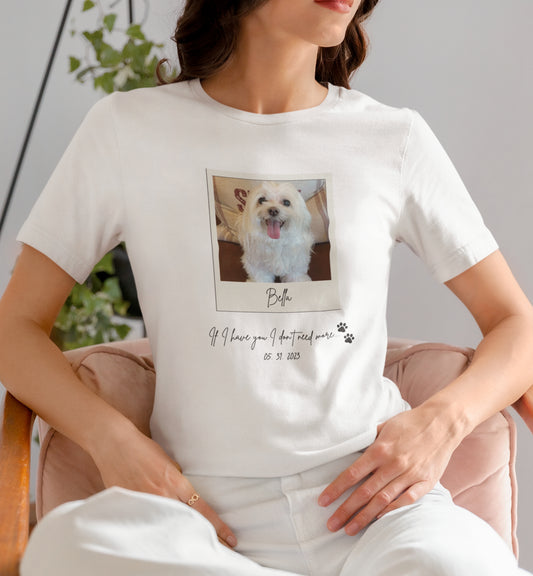 Personalized Name+Photo T-shirt