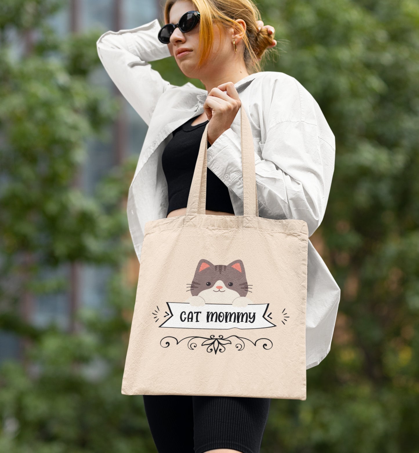 Cat Mama Tote Bag