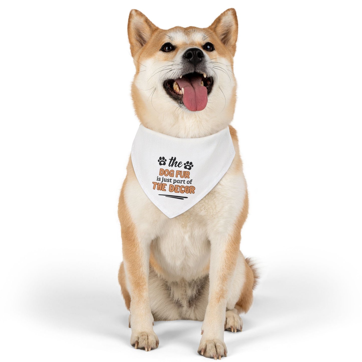 Dog Fur Bandana Collar