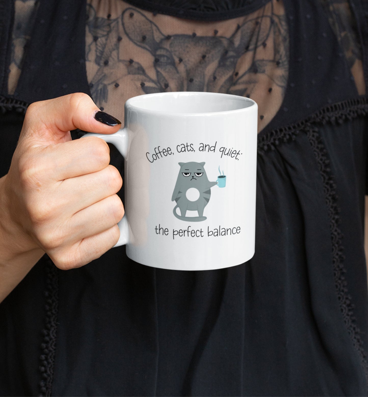 Coffee And Cat Mug
