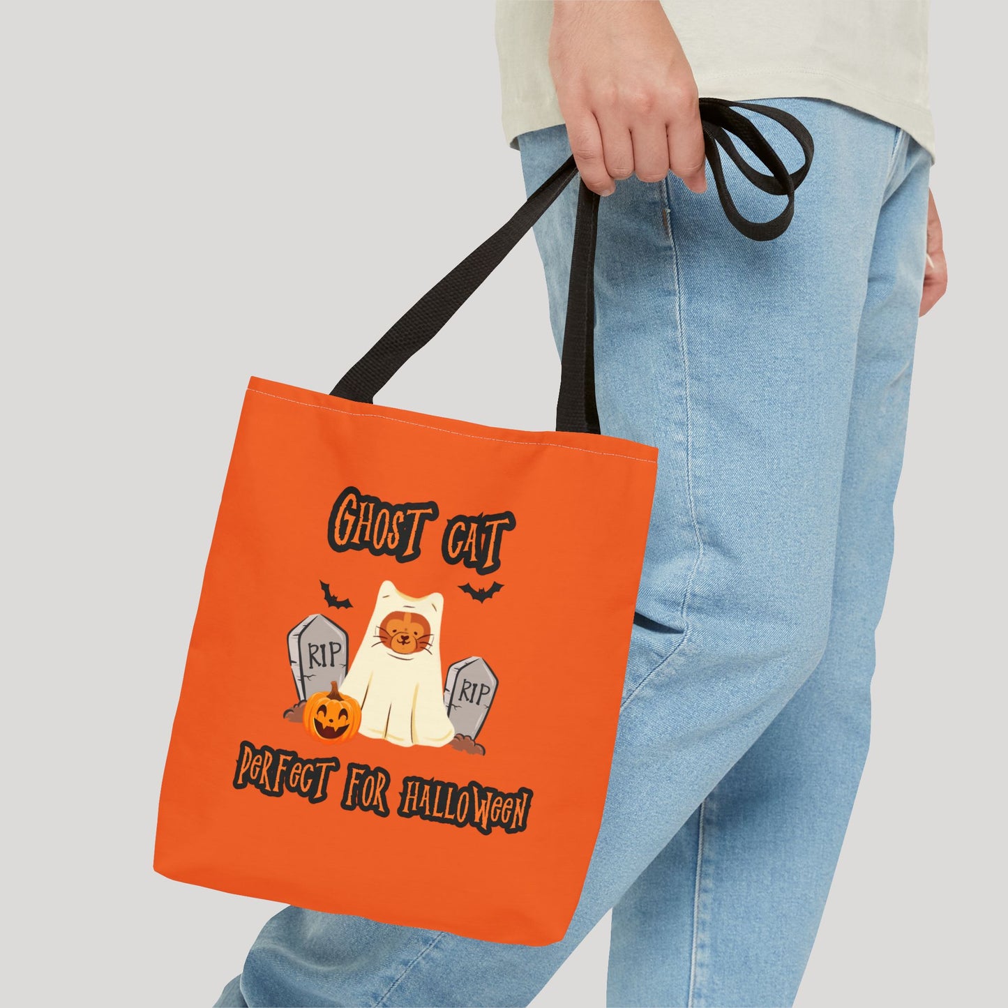 Ghost Cat Tote Bag