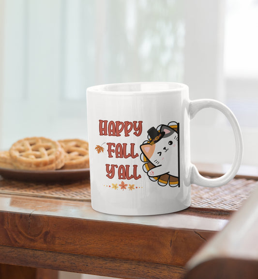 Happy Fall Y'all Mug