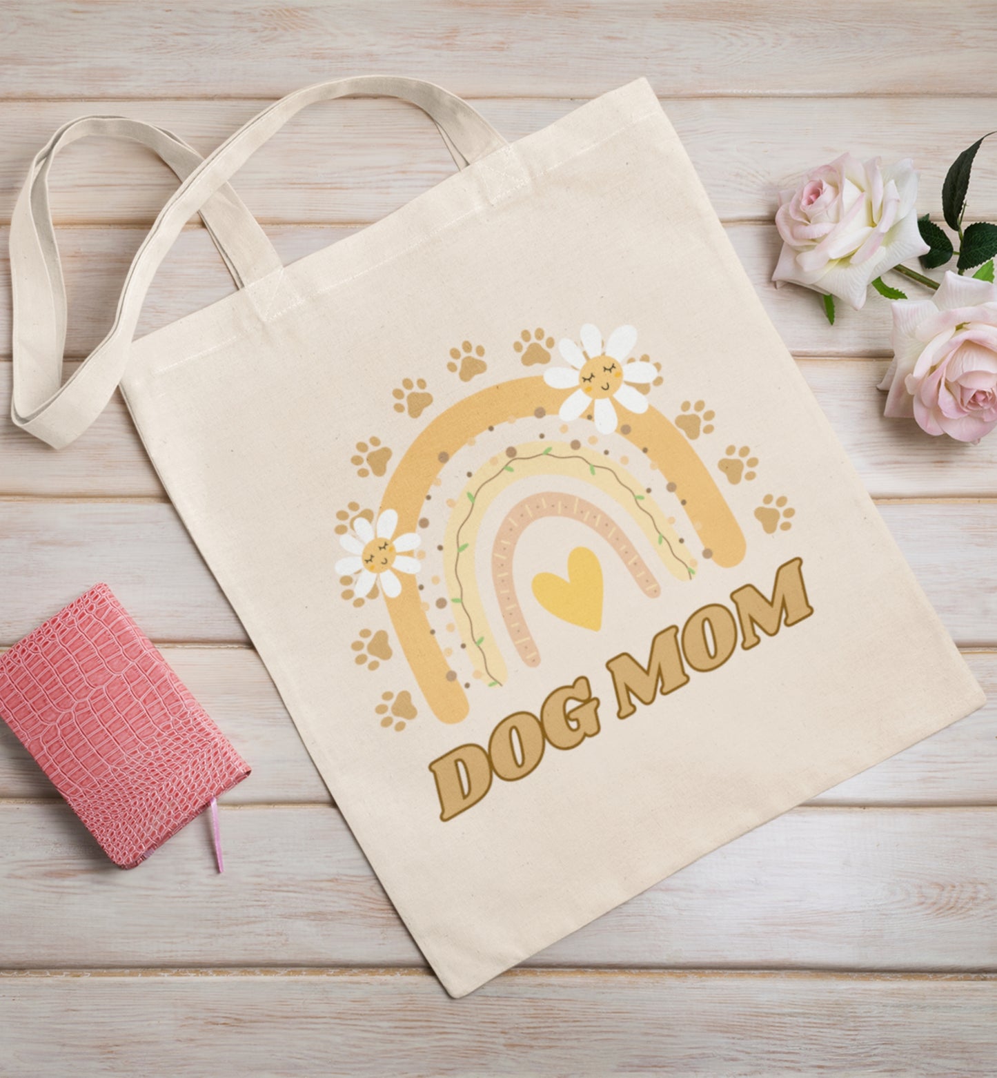 Dog Mom Tote Bag
