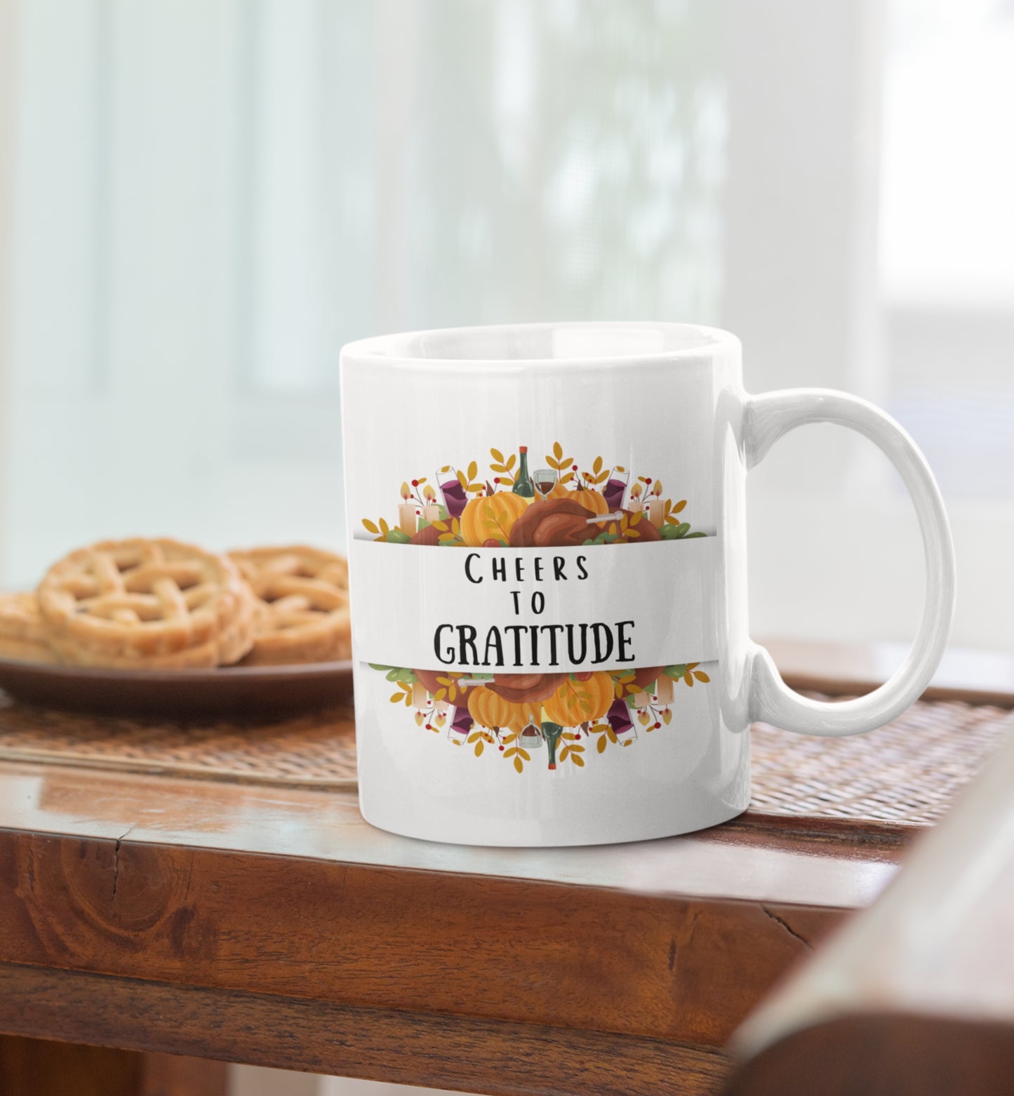 Cheers To Gratitude Mug