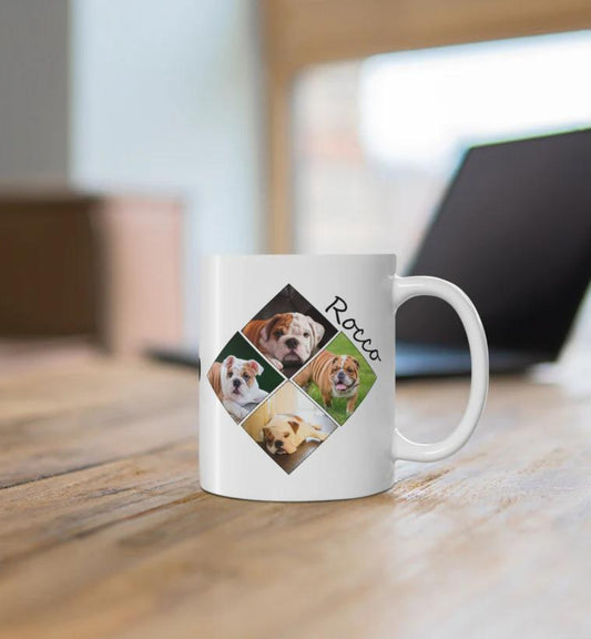 Personalized Pet Photo+Name  Mug