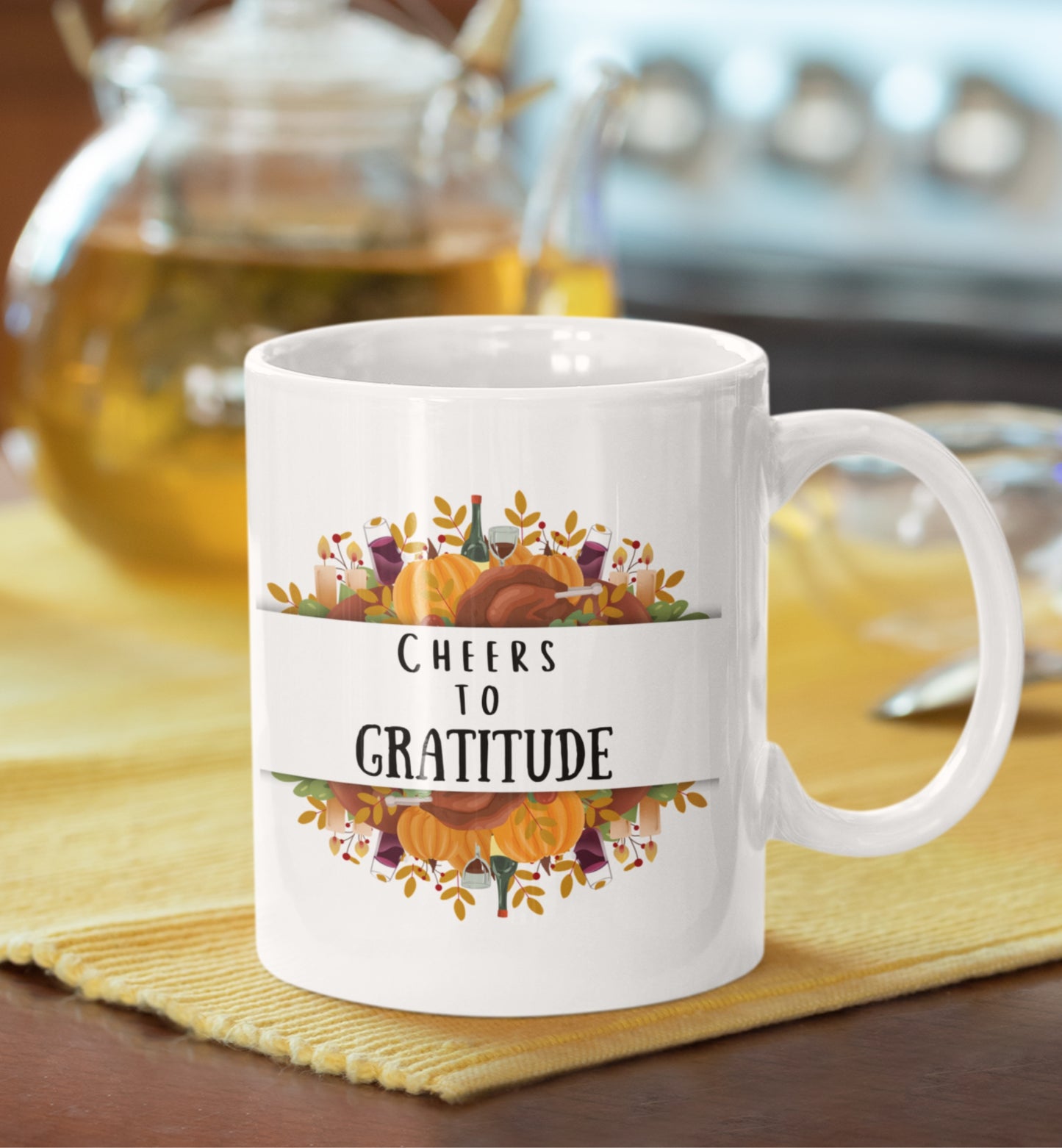 Cheers To Gratitude Mug
