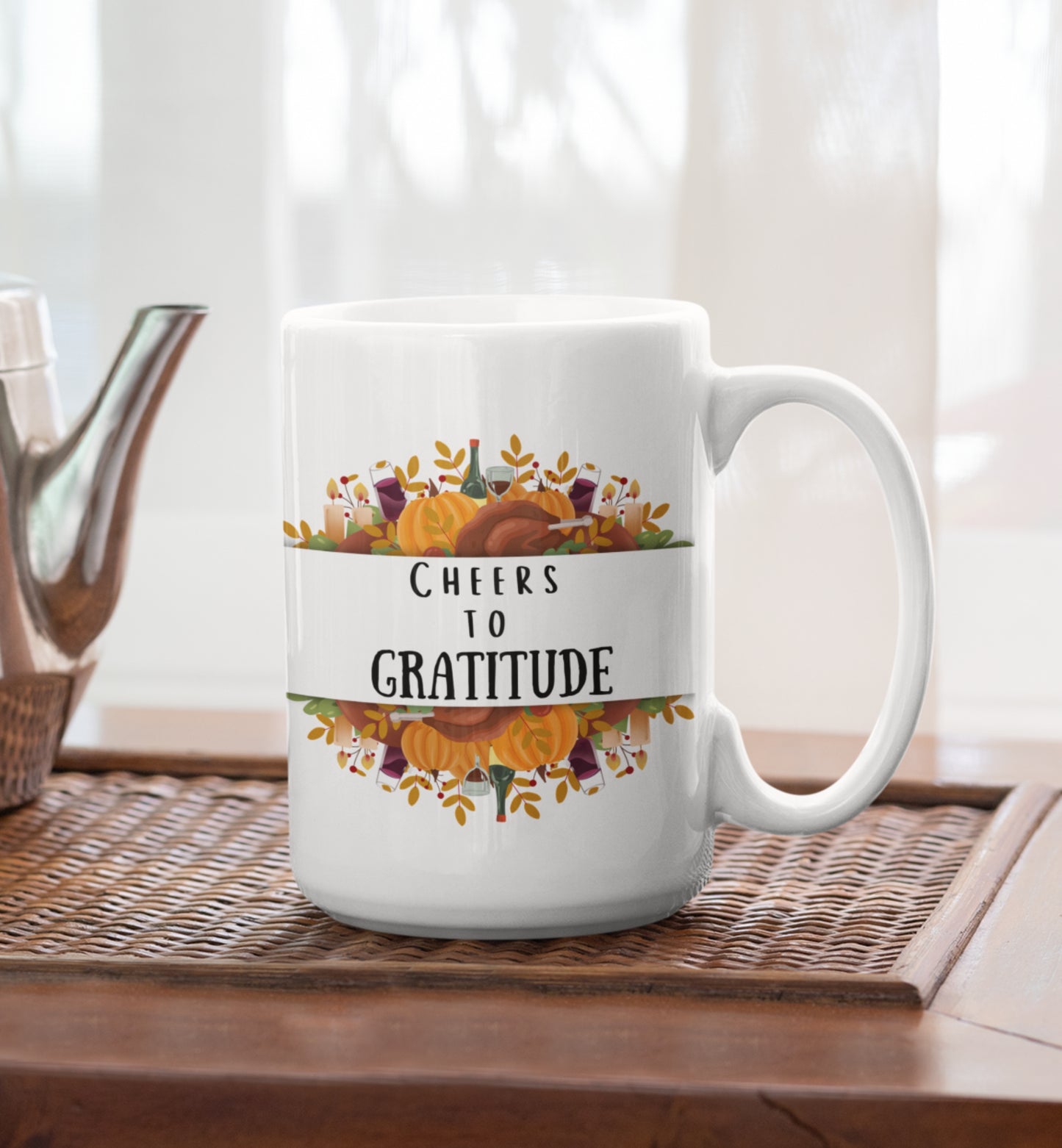 Cheers To Gratitude Mug
