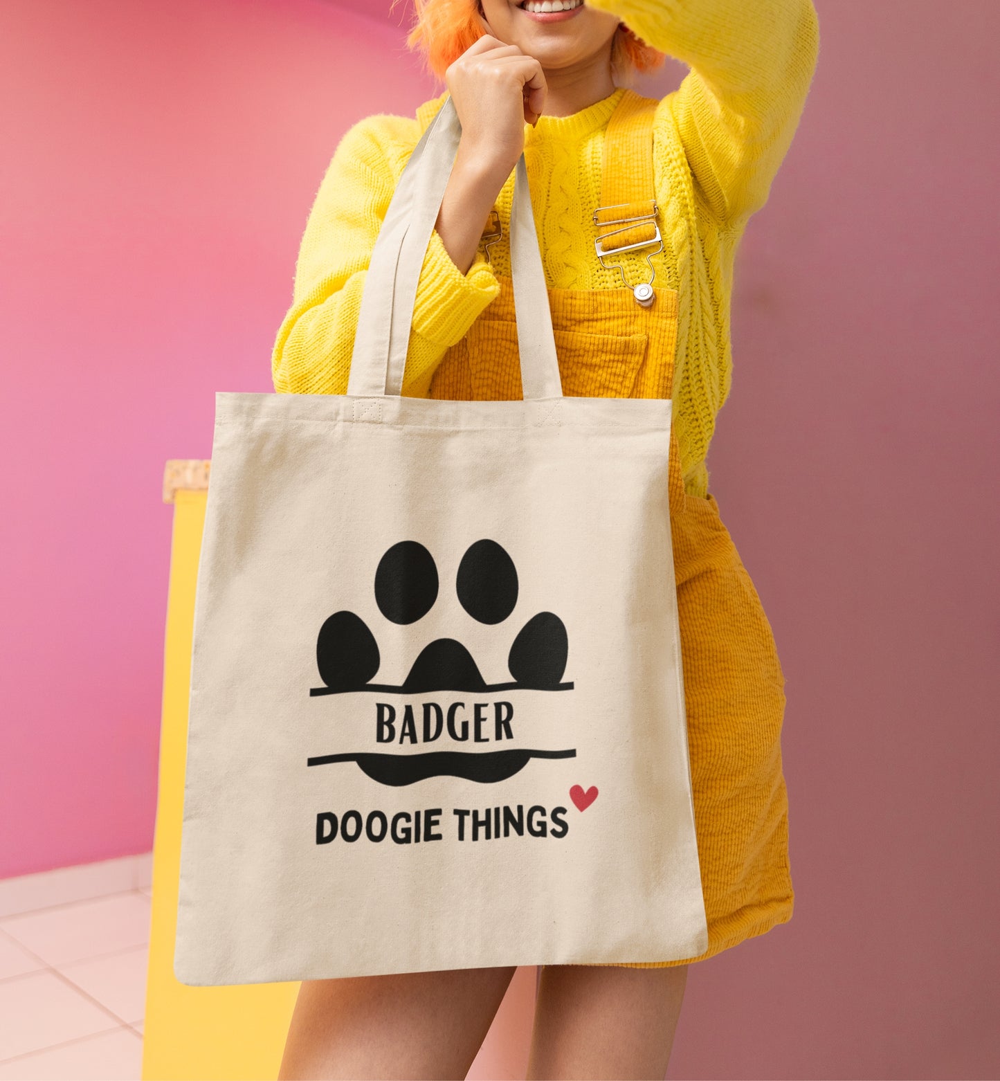 Personalized Name Tote Bag