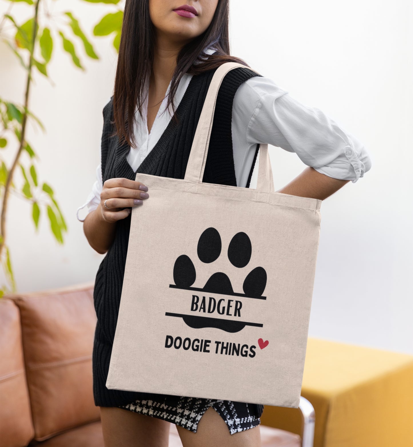 Personalized Name Tote Bag